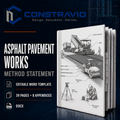Asphalt Pavement Works Method Statement – Editable Word Template