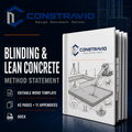 Blinding & Lean Concrete Method Statement – Editable Word Template