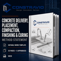 Concrete Delivery, Placement, Compaction, Finishing & Curing Method Statement – Editable Word Template