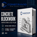 Concrete Blockwork Inspection & Test Plan – Editable Word Template