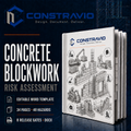 Concrete Blockwork Risk Assessment – Editable Word Template