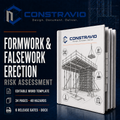 Formwork & Falsework Erection Risk Assessment – Editable Word Template