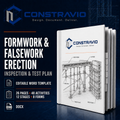Formwork & Falsework Erection Inspection & Test Plan – Editable Word Template