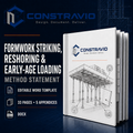 Formwork Striking, Reshoring & Early-Age Loading Method Statement – Editable Word Template