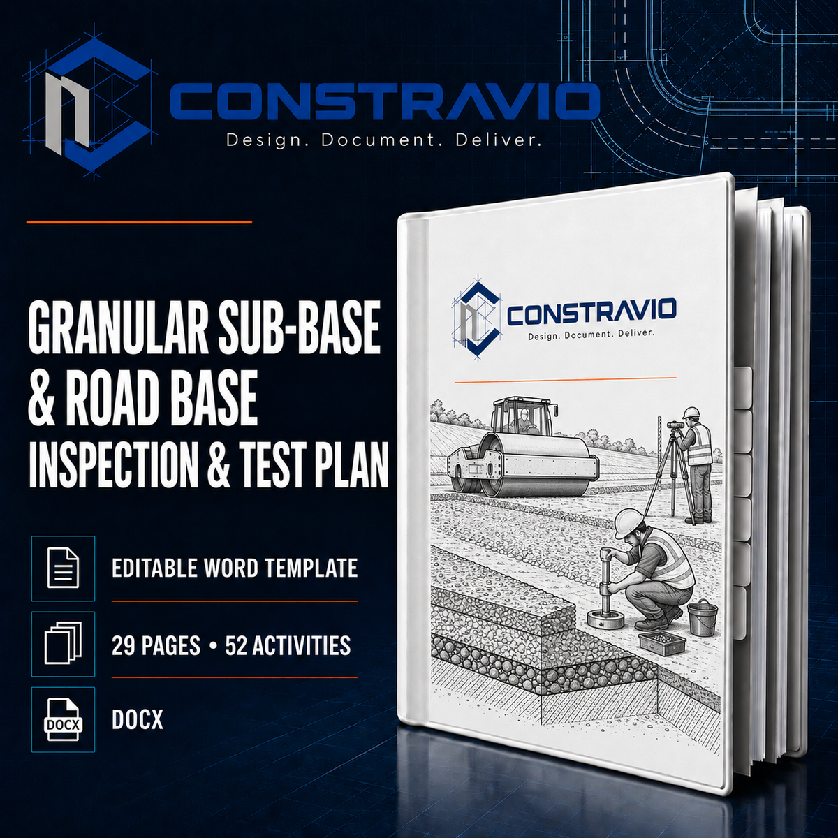Granular Sub-Base & Road Base Inspection & Test Plan – Editable Word Template