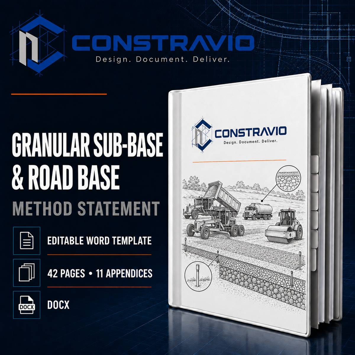 Granular Sub-Base & Road Base Method Statement – Editable Word Template