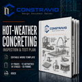 Hot-Weather Concreting Inspection & Test Plan – Editable Word Template