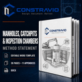 Manholes, Catchpits & Inspection Chambers Method Statement – Editable Word Template