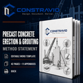 Precast Concrete Erection & Grouting Method Statement – Editable Word Template