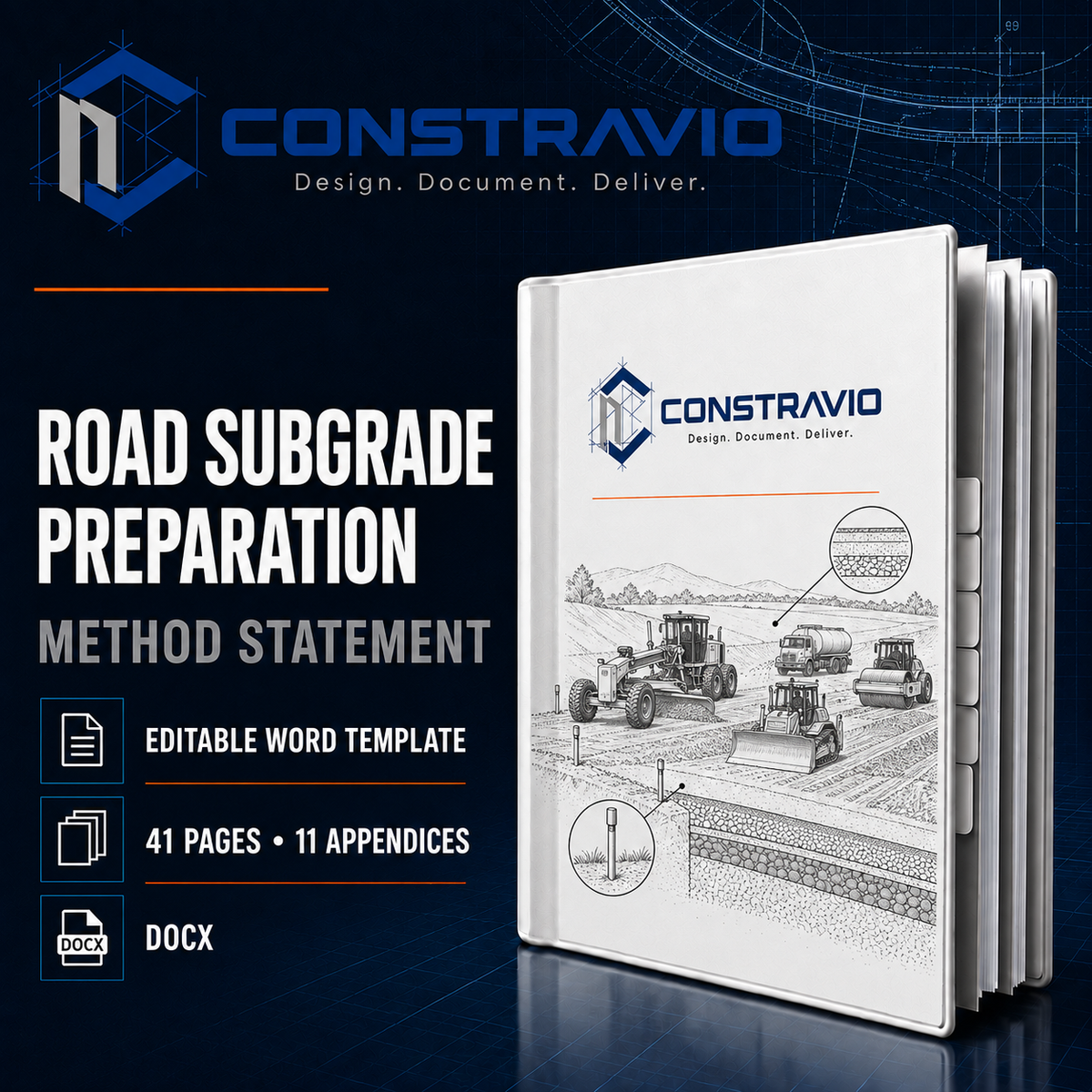 Road Subgrade Preparation Method Statement – Editable Word Template