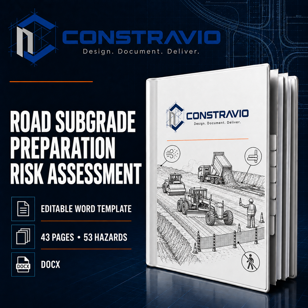 Road Subgrade Preparation Risk Assessment – Editable Word Template