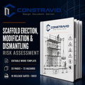 Scaffold Erection, Modification & Dismantling Risk Assessment – Editable Word Template