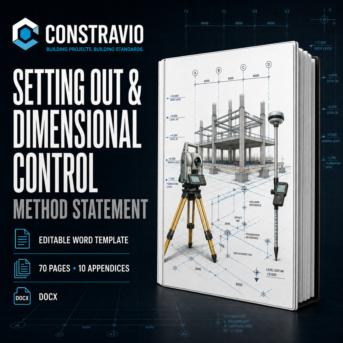 Setting Out & Dimensional Control Method Statement – Editable Word Template