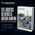 Site Logistics, Deliveries & Material Handling Method Statement – Editable Word Template