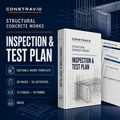 Structural Concrete Works Inspection & Test Plan – Editable Word Template