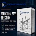 Structural Steel Erection Inspection & Test Plan – Editable Word Template