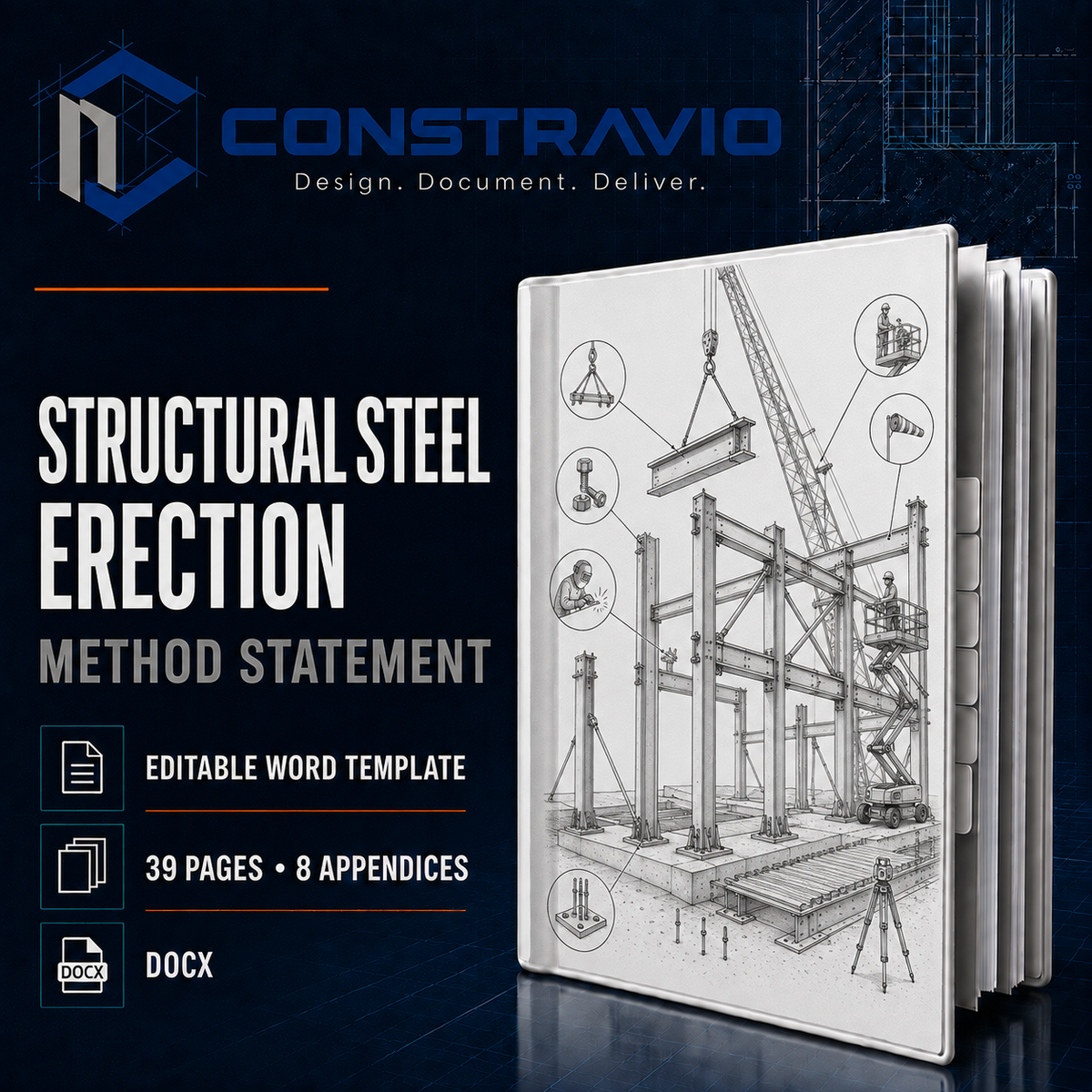 Structural Steel Erection Method Statement – Editable Word Template