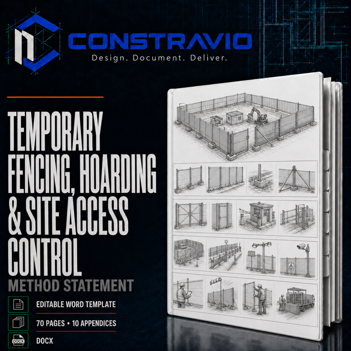 Temporary Fencing & Hoarding Method Statement | CONSTRAVIO