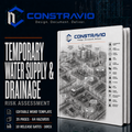 Temporary Water Supply & Drainage Risk Assessment – Editable Word Template