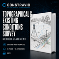 Topographical & Existing Conditions Survey Method Statement – Editable Word Template