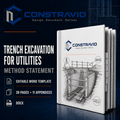 Trench Excavation for Utilities Method Statement – Editable Word Template