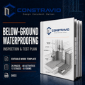 Below-Ground Waterproofing Inspection & Test Plan – Editable Word Template