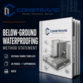 Below-Ground Waterproofing Method Statement – Editable Word Template