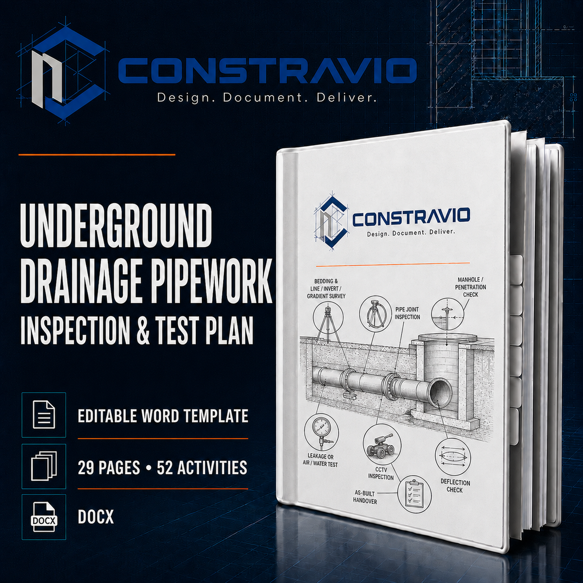 Underground Drainage Pipework Inspection & Test Plan