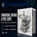 Foundations, Footings & Pile Caps Method Statement – Editable Word Template